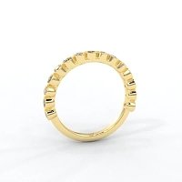 Cara Oval and Round Diamonds Wedding Ring