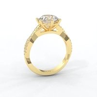 Jana 6 Claws with Diamonds on Band