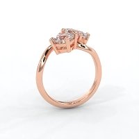 Toi&Moi with Curved Band