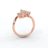 Toi&Moi with Curved Band