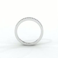 Double Row Natural Diamond Stacker Ring 0.20cts Total Weight