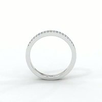 Double Row Natural Diamond Stacker Ring 0.20cts Total Weight