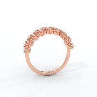 Cluster Claw Set Stacker Ring