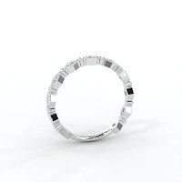 Bead and Milgrain Stacker Ring