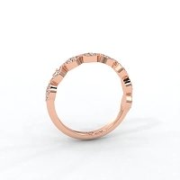 Fancy Shaped Set Stacker Ring