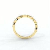 Marquise Shaped Natural Diamond Stacker Ring 0.20cts Total Weight