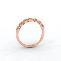 Flower Halo Stacker Ring