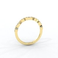 Marquise Shaped Stacker Ring