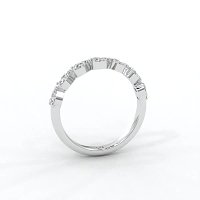 Pear Shaped Stacker Ring