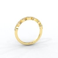 Pear Shaped Stacker Ring