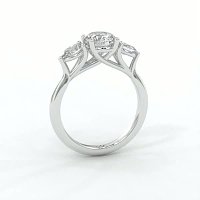 Dalia 3 Stones Oval