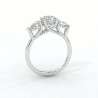 Dalia 3 Stones Pear