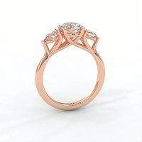 Dalia 3 Stones Oval