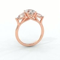 Dalia 3 Stones Pear