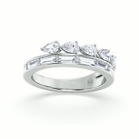 Wedding Ring with LG Diamonds 1.05ct Total Weight