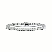 Tennis Bracelet with Vertical Oval Lab Grown Diamonds 5cts Total Weight