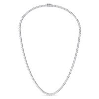LG.18WG Graduating Tennis Necklace 10cts