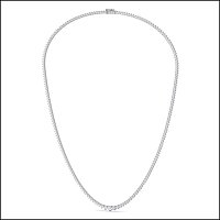 LG.18WG Graduating Tennis Necklace 5cts