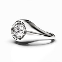 Signet Engagement Ring