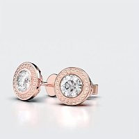 Sol Bezel Set Earrings