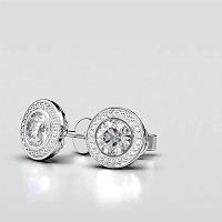 Sol Bezel Set Earrings