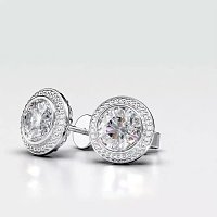 Sol Bezel Set Earrings