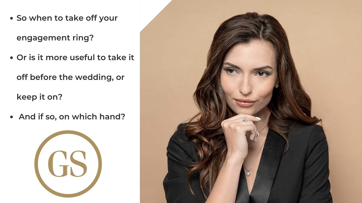 When to take off your engagement ring?