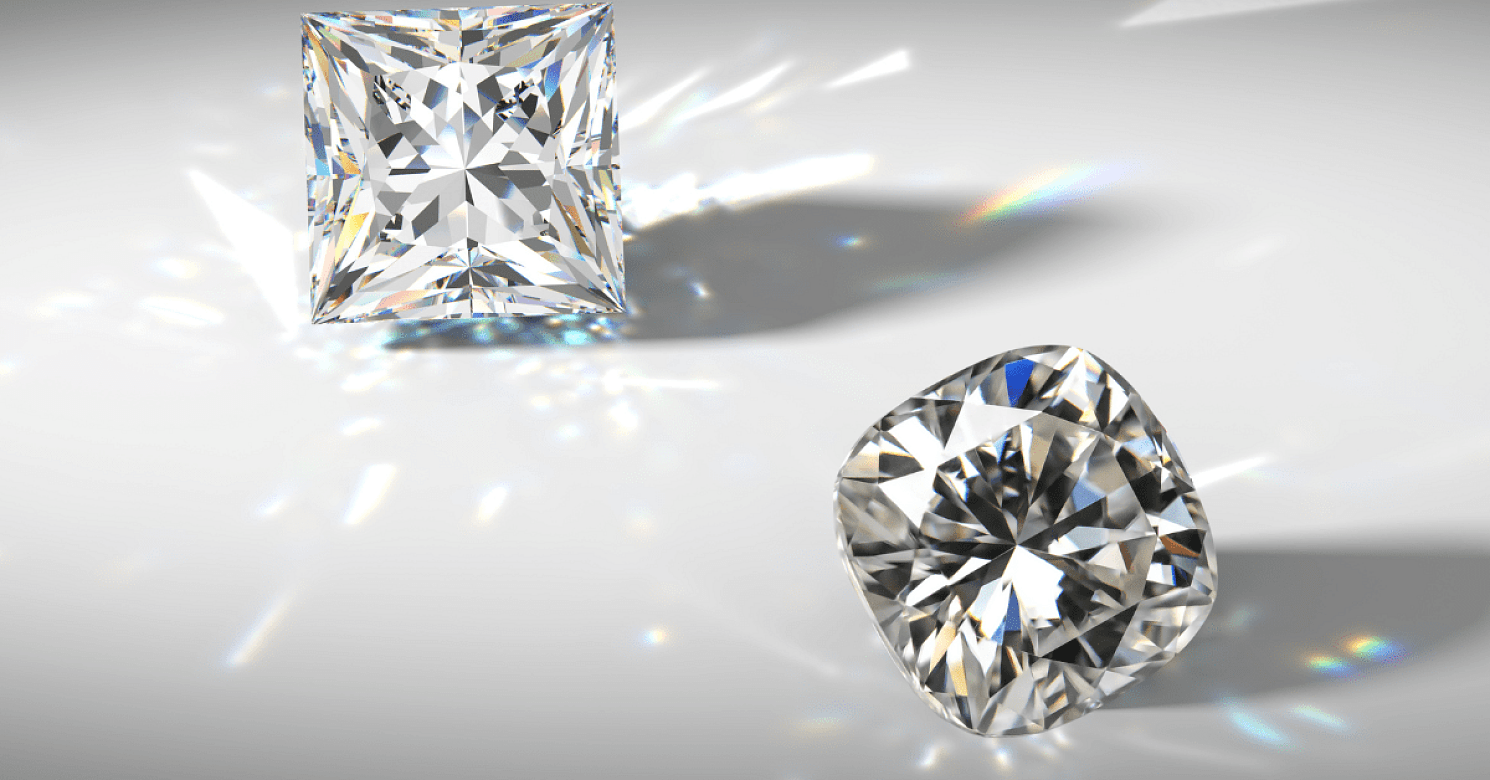 Cushion Cut vs. Princess Cut Diamonds