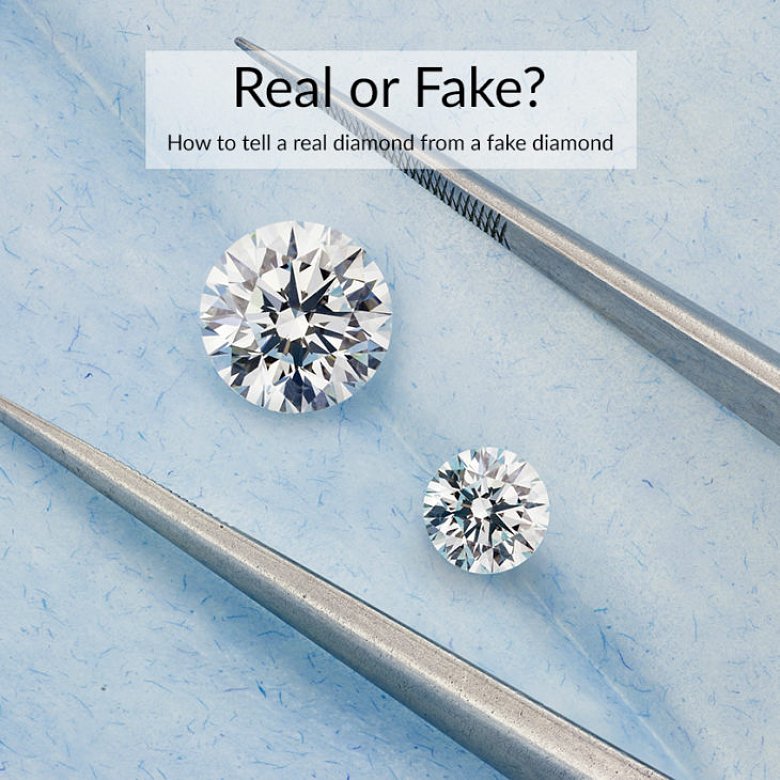 Diamond Test: How to Tell if a Diamond is Real. Fake VS Real